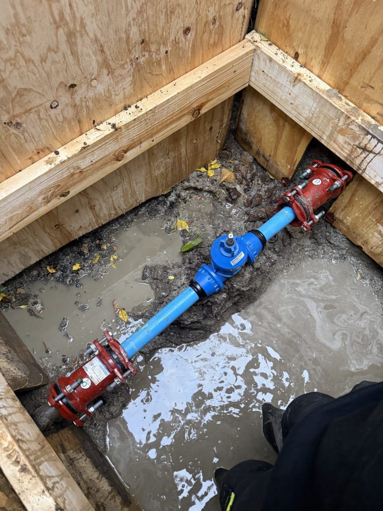 Ventiler og fittings i brønd